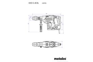 Metabo KHEV 5-40 BL SDS-Max-Combihamer 1150 W