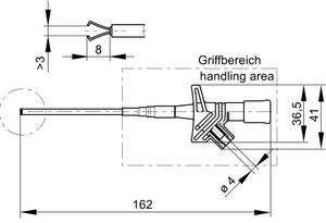 SKS Hirschmann KLEPS 2600 rt Veiligheids-krokodilklem Steekaansluiting 4 mm CAT II Rood