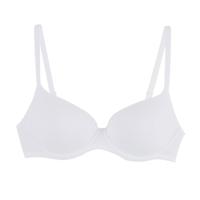 Beugel-bh van bio-katoen met cups, Wit 85C