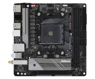 ASRock A520M-ITX/ac Moederbord Socket AMD AM4 Vormfactor Micro-ATX