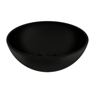 Waskom Plieger Mini Rond 26x12cm Mat Zwart