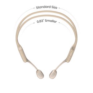 Shokz OpenRun Pro Hoofdtelefoons Draadloos oorhaak Sporten Bluetooth Beige