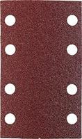 kwb Schuurstrips 80 x 133 mm, van edelkorund met korrel 40, gereedschapsloze vervanging, volledige kunsthars-verlijming en versterkte papierdrager voor het grof slijpen van hout en metaal