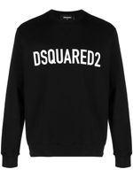 DSQUARED2 sweat à logo imprimé - Noir