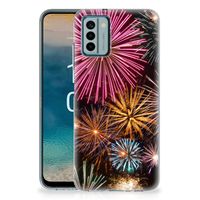 Nokia G22 Silicone Back Cover Vuurwerk - thumbnail