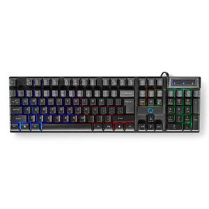 Gaming Combo Kit | 5-in-1 | Toetsenbord, Koptelefoon, Muis en Muismat | Zwart | QWERTY | US Internat