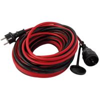 REV SAFELINE Verlengkabel voor buiten, stroomkabelverlenging, verlengkabel 25 m, 230 VAC, 16 A, IP44, meerkleurig