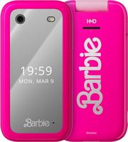 HMD Barbie Phone - De iconische telefoon in opklapformaat, dubbel display voor binnen en buiten, make-upspiegel, besturingssysteem met verrassingen, VGA-camera en flitser
