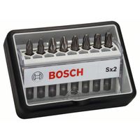 Bosch Accessories Robust Line 2607002557 Bitset 8-delig Kruiskop Pozidriv