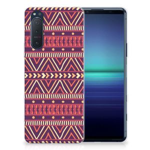 Sony Xperia 5II TPU bumper Aztec Paars