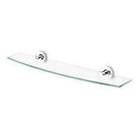 Geesa Luna planchet 60cm glas en chroom 915501 - thumbnail