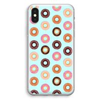 Donuts: iPhone X Transparant Hoesje