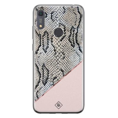 Huawei Y6 (2019) siliconen hoesje - Snake print