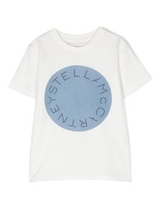 Stella McCartney Kids logo-print short-sleeve T-shirt - Blanc