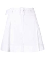 3.1 Phillip Lim short ceinturé à plis - Blanc