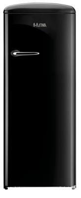 ETNA KVV754ZWA combi-koelkast Vrijstaand 254 l Zwart ETNA KVV754ZWA combi-koelkast Vrijstaand 254 l Zwart