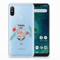 Xiaomi Mi A2 Lite Telefoonhoesje met Naam Boho Summer