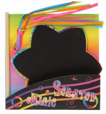 Toys Amsterdam knutselset Magic Scratch junior 10 cm papier 9 delig Toys Amsterdam knutselset Magic Scratch junior 10 cm papier 9 delig
