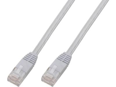 Digitus DK-1511-050F/WH RJ45 Netwerkkabel, patchkabel CAT 5e U/UTP 5.00 m Wit Verdraaide paren 1 stuk(s)