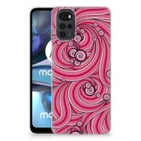 Motorola Moto G22 Hoesje maken Swirl Pink - thumbnail