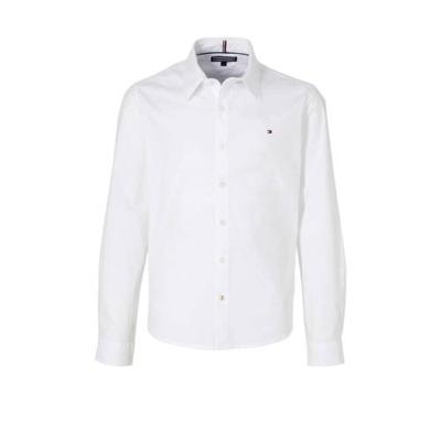 Tommy Hilfiger overhemd met biologisch katoen wit Tommy Hilfiger overhemd met biologisch katoen wit