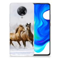 Xiaomi Poco F2 Pro TPU Hoesje Paarden