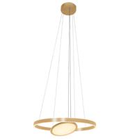 Steinhauer Led hanglamp Ringlux 2x led goud 3514GO