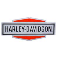 Harley-Davidson Tank Embleem Metalen Bord - thumbnail