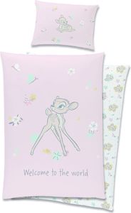 Disney Bambi BABY Dekbedovertrek, Welcome - 90 x 120 cm - Katoen