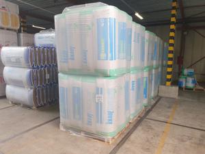 Palletvoordeel: Glaswol Outlet Knauf Acoustilaine 035 8100x600x75mm Rd:2,14 (=233,28m²)