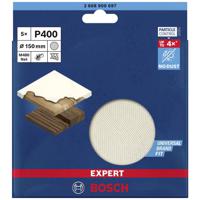 Bosch Accessories EXPERT M480 2608900697 Schuurnet voor excentrische schuurmachine Ongeperforeerd Korrelgrootte 400 (Ø) 150 mm 5 stuk(s) - thumbnail