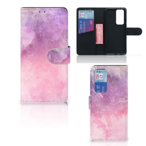 Hoesje OPPO Find X3 Neo 5G Pink Purple Paint