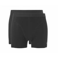 Ten Cate 2-Pack Bamboe heren boxershort 30859 - Zacht bamboe heren ondergoed - L - Zwart