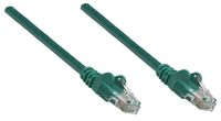 Intellinet 737340 RJ45 Netwerkkabel, patchkabel CAT 5e U/UTP 0.25 m Groen 1 stuk(s) - thumbnail