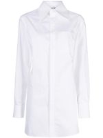 WOERA chemise en popeline à détail de laçage - Blanc