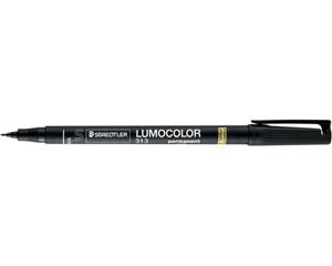 Staedtler Lumocolor permanent S DRY SAFE 313-9 Permanent marker Zwart Watervast: Ja