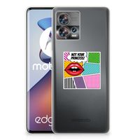 Motorola Edge 30 Fusion Silicone Back Cover Popart Princess