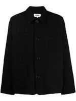 YMC veste zippée texturée Labour - Noir