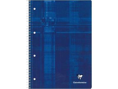 Clairefontaine collegeblok/8252C DIN A4 blauw geruit 90 g/m²