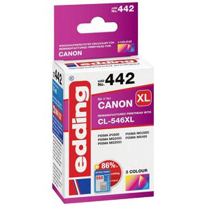 Edding Inktcartridge vervangt Canon CL-546 XL Compatibel Cyaan, Magenta, Geel EDD-442 18-442