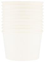 HEMA Papieren Bakjes - 550 Ml - Wit- 10 Stuks