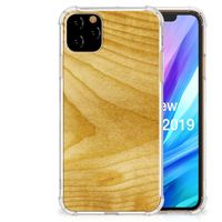 Apple iPhone 11 Pro Max Stevig Telefoonhoesje Licht Hout