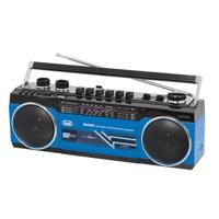 Trevi RR 501 BT Stereo Boombox draagbaar Bluetooth, USB, SD, MP3, blauw