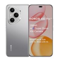 HONOR 400 PRO Kamera 200 MP, 6,7 Zoll AMOLED Display, 5300 mAh, Qualcomm Snapdragon 8 Gen3, Android 15, 12 GB + 512 GB, Lunar Grey