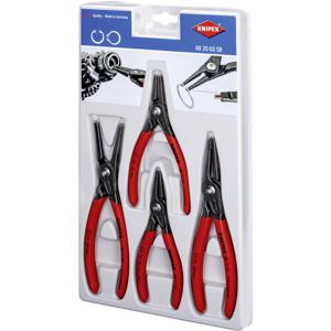 Knipex 00 20 03 SB Precisie-borgveertang set Geschikt voor borgringen Binnen- en buitenringen 12-25 mm, 19-60 mm 10-25 mm, 19-60 mm Puntvorm Recht