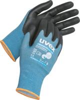 Uvex phynomic airLite C ESD snijbestendige handschoenen, 10 paar werkhandschoenen/montagehandschoenen voor dames en heren, blauw/zwart, maat 10/XL