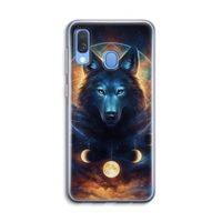 Wolf Dreamcatcher: Samsung Galaxy A40 Transparant Hoesje