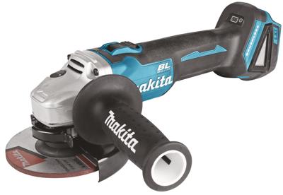 Makita 18V 125 mm haakse slijper incl. accu Makita 18V 125 mm haakse slijper incl. accu