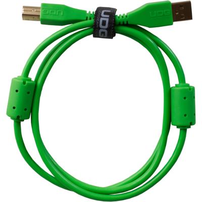 UDG U95002GR audio kabel USB 2.0 A-B recht groen 2m UDG U95002GR audio kabel USB 2.0 A-B recht groen 2m