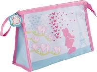Nici toilettas Jolly in Paris meisjes 23 x 15 cm polyester roze